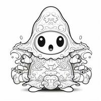 Halloween Coloring Pages photo