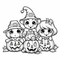 Halloween Coloring Pages photo