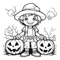 Halloween Coloring Pages photo