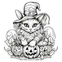 Halloween Coloring Pages photo