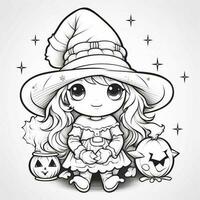 Halloween Coloring Pages photo