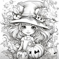 Halloween Coloring Pages photo