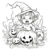 Halloween Coloring Pages photo