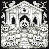 Halloween Coloring Pages photo