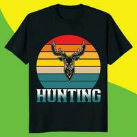 funny hunting t-shirt design vector