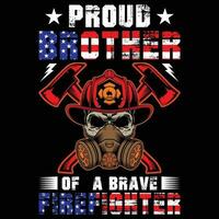 gracioso bombero camiseta diseño, estados unidos bombero camiseta ,bombero camiseta vector