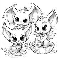 Halloween Coloring Pages photo