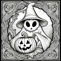 Halloween Coloring Pages photo