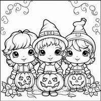 Halloween Coloring Pages photo