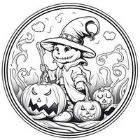 Halloween Coloring Pages photo