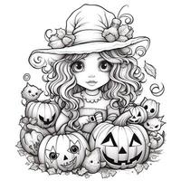 Halloween Coloring Pages photo