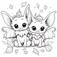 Halloween Coloring Pages photo