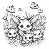 Halloween Coloring Pages photo