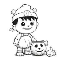 Halloween Coloring Pages photo