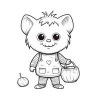 Halloween Coloring Pages photo