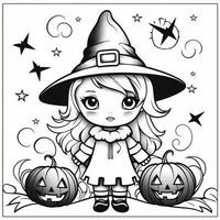 Halloween Coloring Pages photo