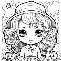 Halloween Coloring Pages photo