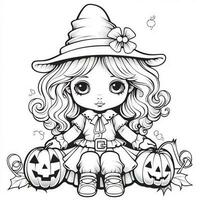 Halloween Coloring Pages photo