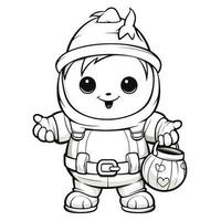 Halloween Coloring Pages photo