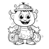 Halloween Coloring Pages photo