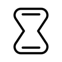 reloj de arena icono vector símbolo diseño ilustración