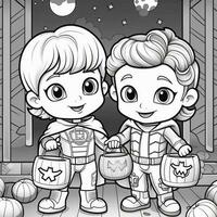 Halloween Coloring Pages photo