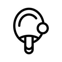mesa tenis icono vector símbolo diseño ilustración