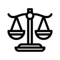 Law Scale Icon Vector Symbol Design Illustration