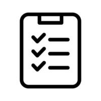 Check List Icon Vector Symbol Design Illustration