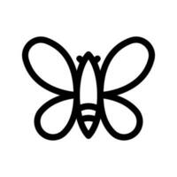 Butterfly Icon Vector Symbol Design Illustration