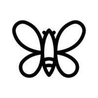 Butterfly Icon Vector Symbol Design Illustration