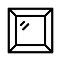 Frame Icon Vector Symbol Design Illustration