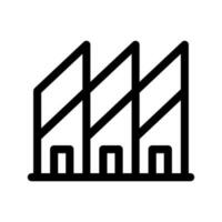 Factory Icon Vector Symbol Design Illustration