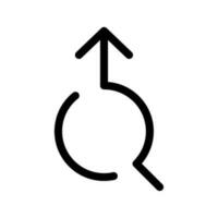 derivación anillo icono vector símbolo diseño ilustración