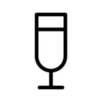 Drink Glass Icon Vector Symbol Design Illustration