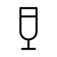 Drink Glass Icon Vector Symbol Design Illustration