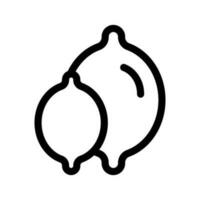limón icono vector símbolo diseño ilustración