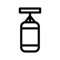 Punching Bag Icon Vector Symbol Design Illustration