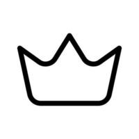 corona icono vector símbolo diseño ilustración