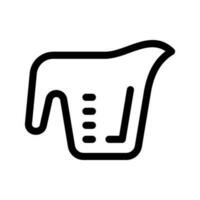 Measuring Jug Icon Vector Symbol Design Illustration