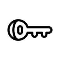 Key Icon Vector Symbol Design Illustration