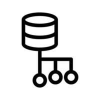 Database Icon Vector Symbol Design Illustration