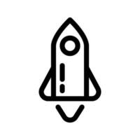 Rocket Icon Vector Symbol Design Illustration