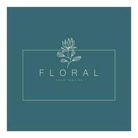 Elegant floral and leaf frame. Delicate botanical vector illustration for labels, spas, corporate identity, and wedding invitations