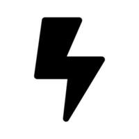 Thunder Icon Vector Symbol Design Illustration