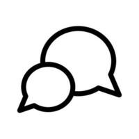 Conversation Icon Vector Symbol Design Illustration
