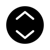 Dropdown Icon Vector Symbol Design Illustration