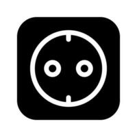 Power Plug Icon Vector Symbol Design Illustration