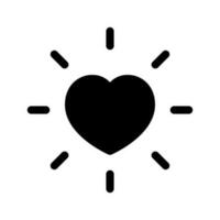 Heart Icon Vector Symbol Design Illustration