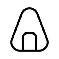 Onigiri Icon Vector Symbol Design Illustration